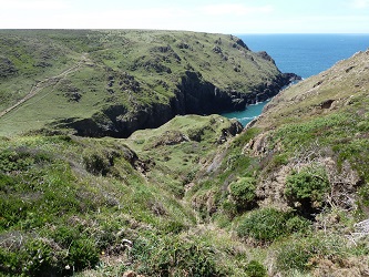 Photo showing exposed sea-cliff