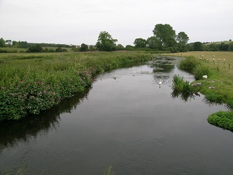 Photo showing a slow flowing river